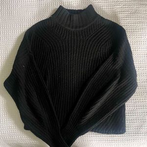 Rebecca Minkoff black wool knit turtleneck!
Excellent condition.